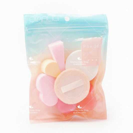 Kit 9 Esponja Diversificadas Meiustar espoja para maquiagem/base/corretivo no Brasil