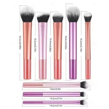Conjunto de pincéis de maquiagem profissional unidades de alta qualidade Pacote contém pincel de pó