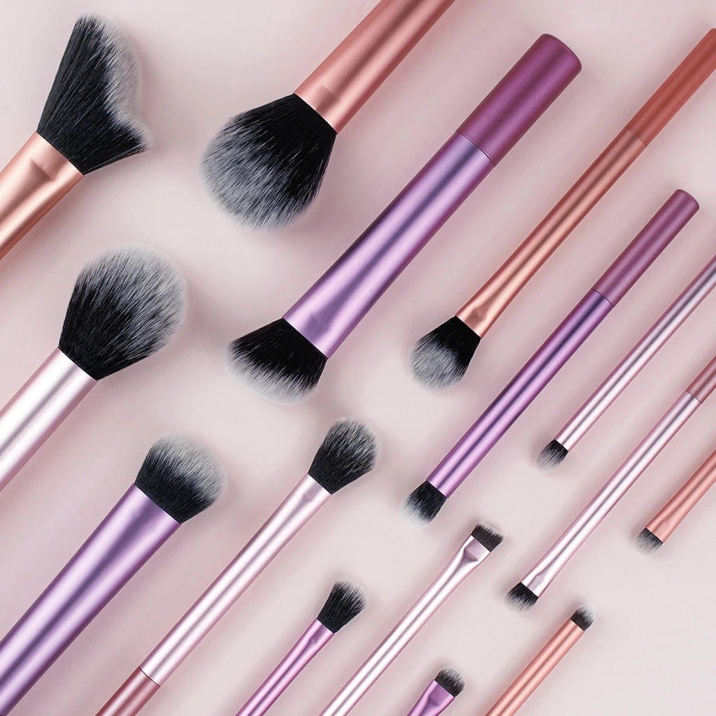 Conjunto de pincéis de maquiagem profissional unidades de alta qualidade Pacote contém pincel de pó